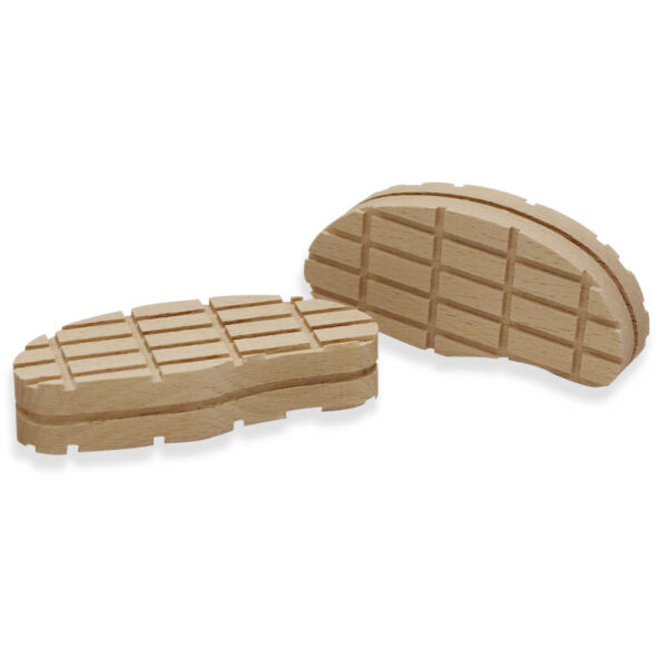 Talonnette en bois avec renfoncement